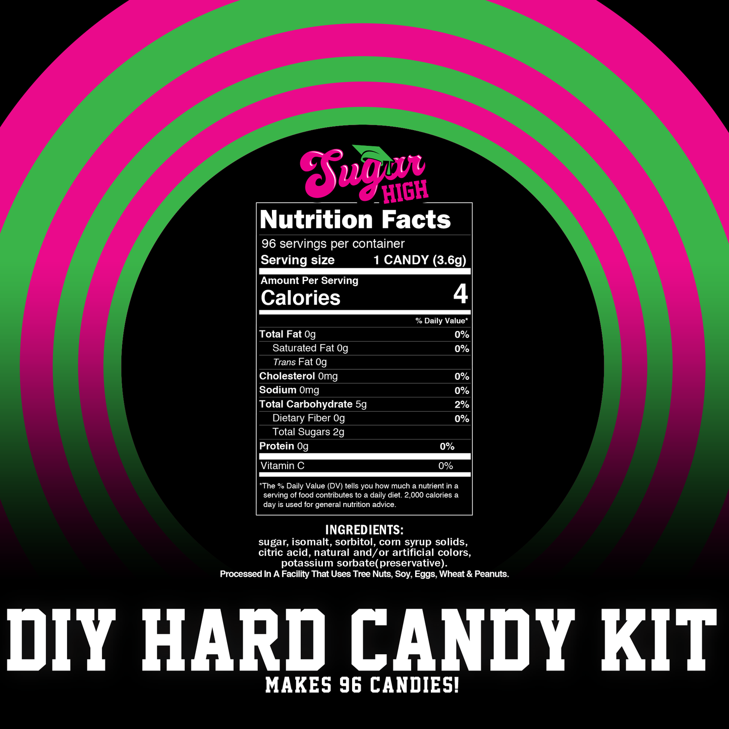 SUGAR HIGH DIY Hard Candy Kit for Adults