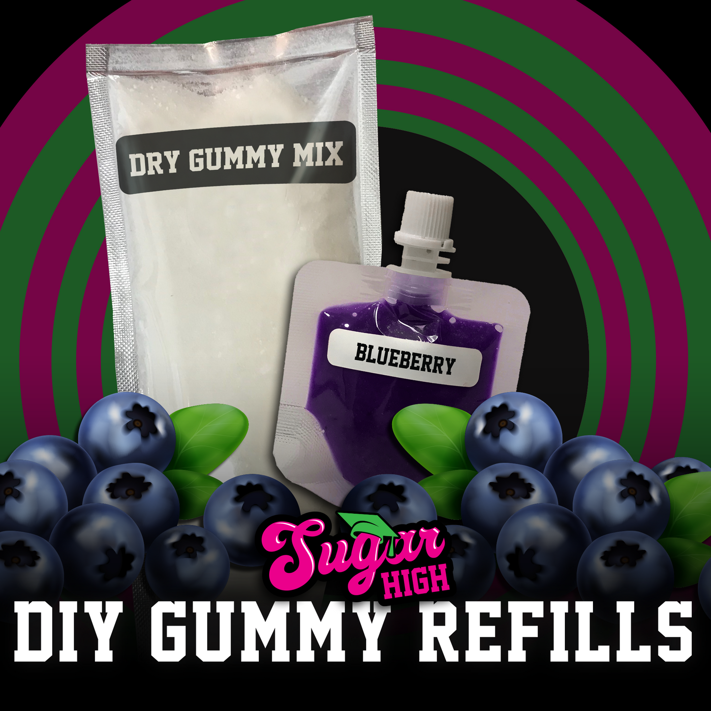 SUGAR HIGH DIY Gummy Kit Refills for Adults