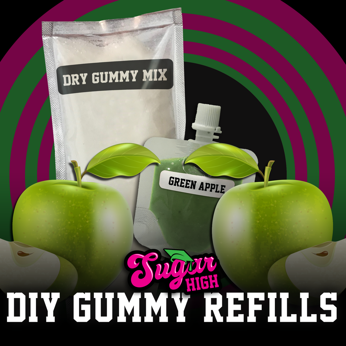 SUGAR HIGH DIY Gummy Kit Refills for Adults