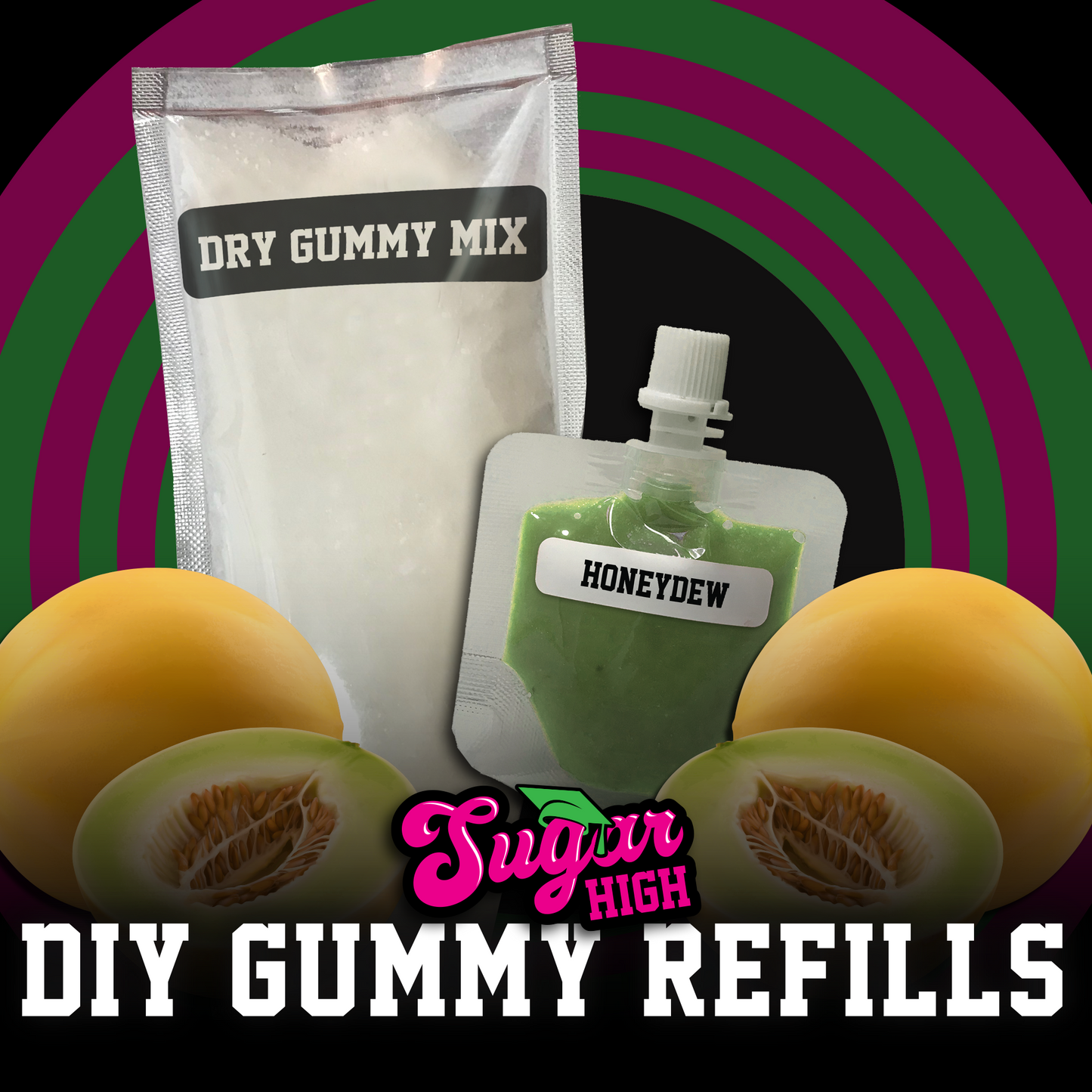 SUGAR HIGH DIY Gummy Kit Refills for Adults