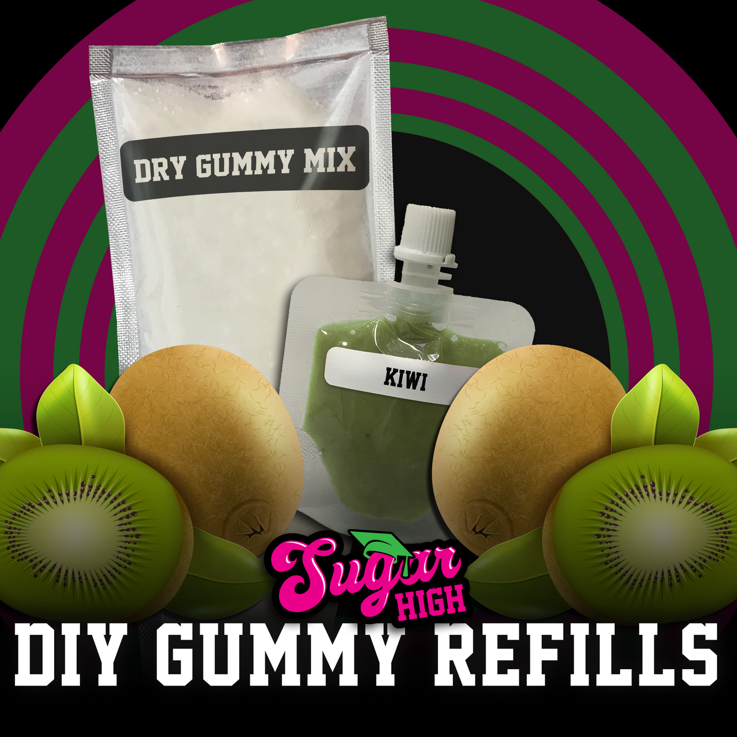 SUGAR HIGH DIY Gummy Kit Refills for Adults