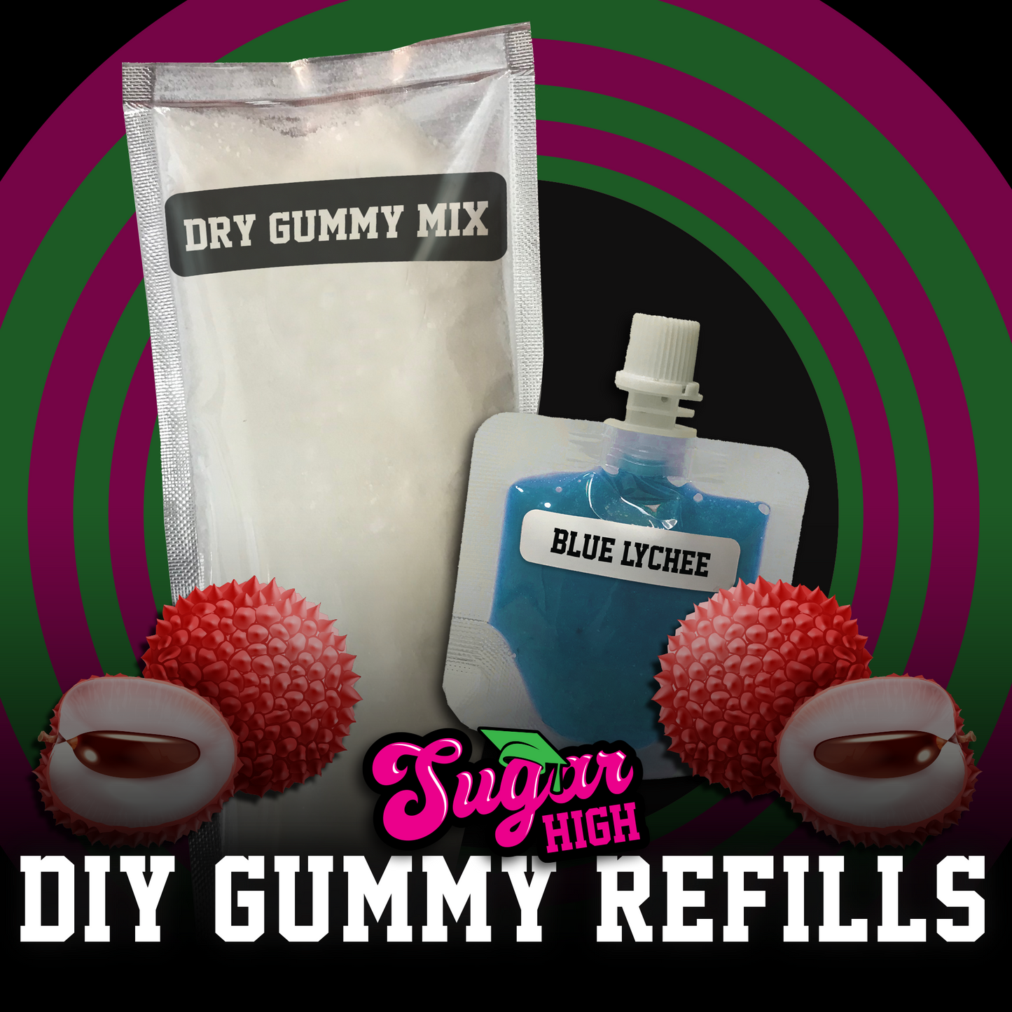 SUGAR HIGH DIY Gummy Kit Refills for Adults