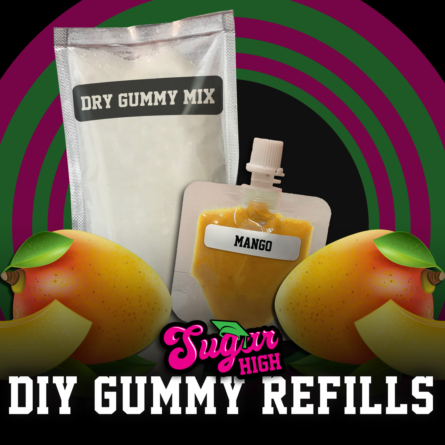 SUGAR HIGH DIY Gummy Kit Refills for Adults