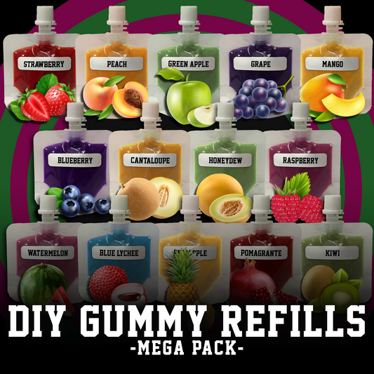 SUGAR HIGH DIY Gummy Kit Refills for Adults - Mega Pack
