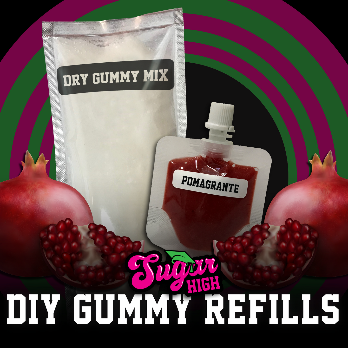SUGAR HIGH DIY Gummy Kit Refills for Adults