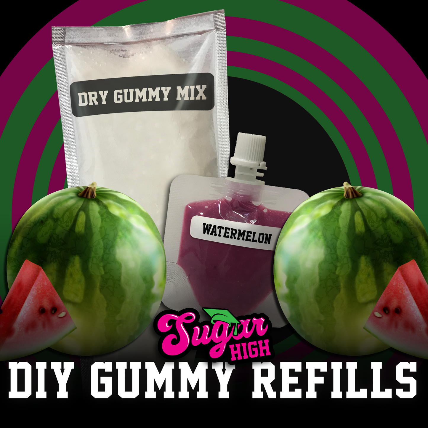 SUGAR HIGH DIY Gummy Kit Refills for Adults