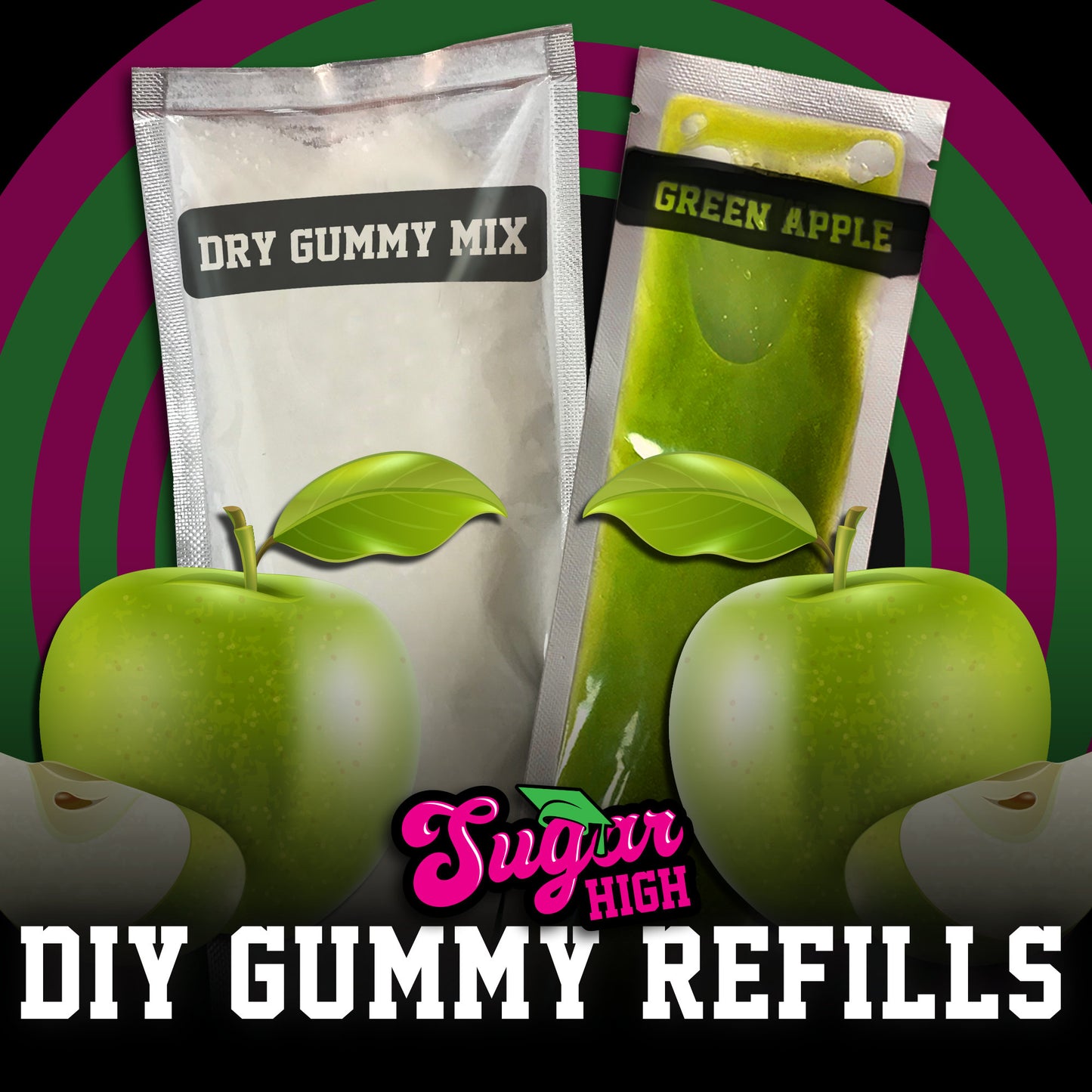 SUGAR HIGH DIY Gummy Kit Refills for Adults - Mega Pack