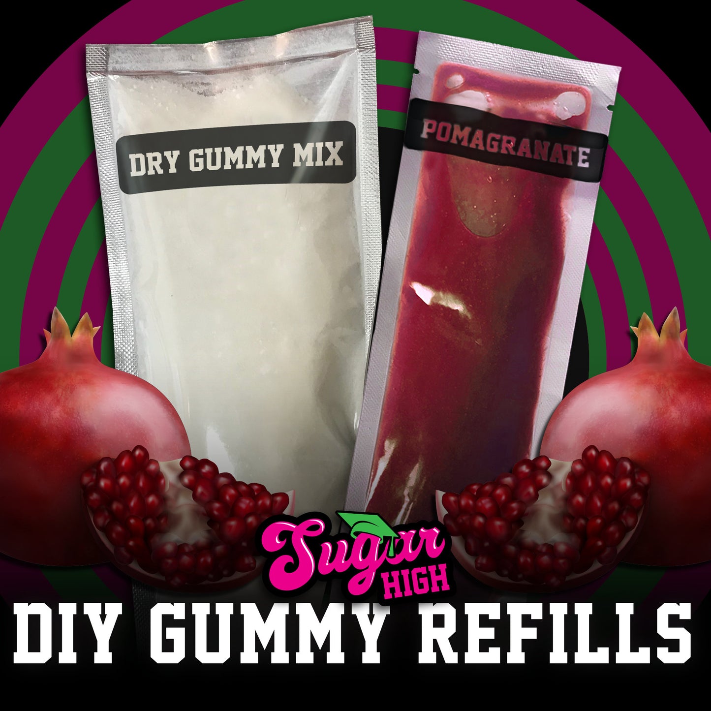 SUGAR HIGH DIY Gummy Kit Refills for Adults - Mega Pack