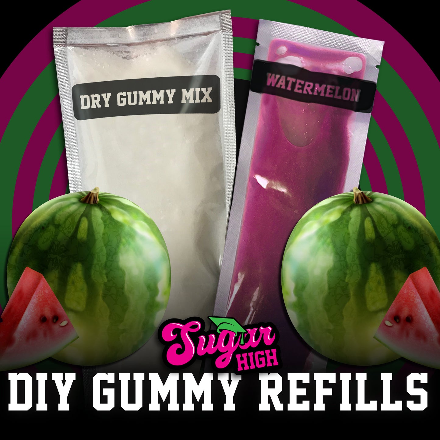 SUGAR HIGH DIY Gummy Kit Refills for Adults - Mega Pack