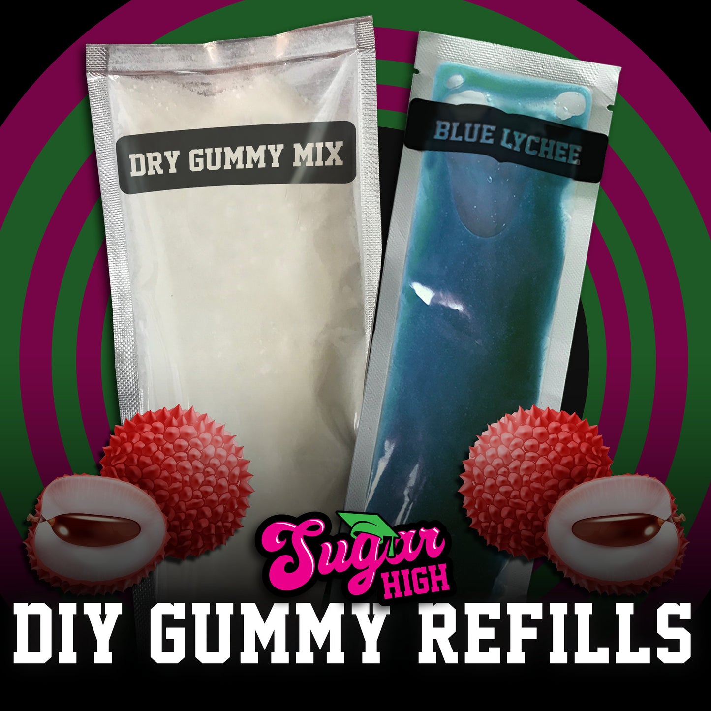 SUGAR HIGH DIY Gummy Kit Refills for Adults - Mega Pack