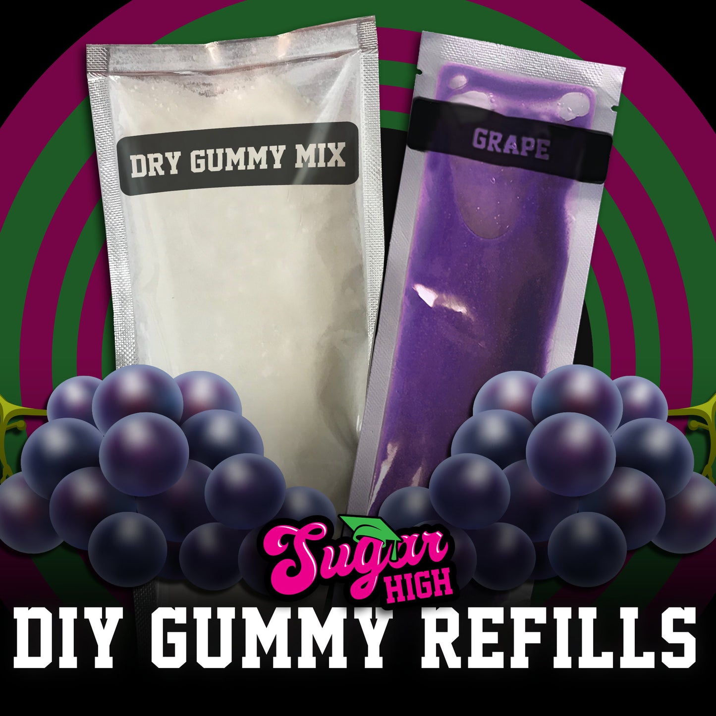 SUGAR HIGH DIY Gummy Kit Refills for Adults - Mega Pack