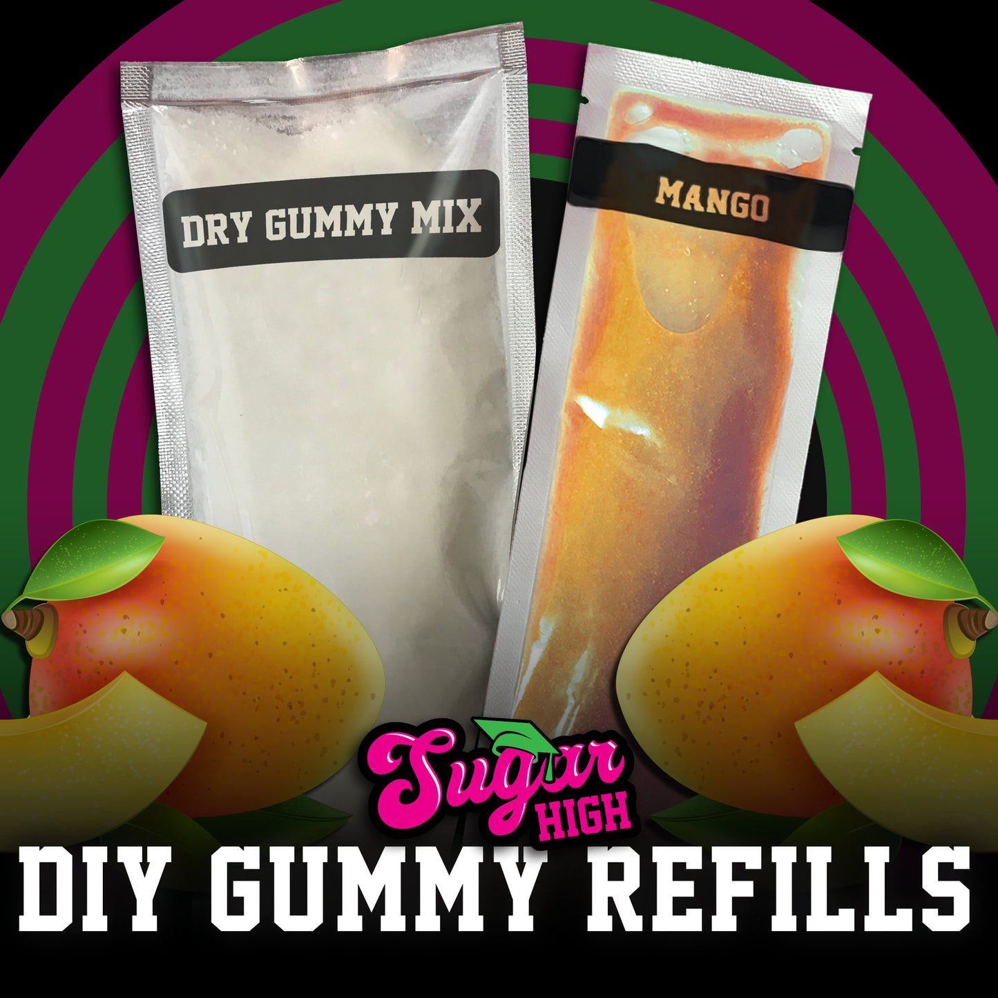 SUGAR HIGH DIY Gummy Kit Refills for Adults - Mega Pack