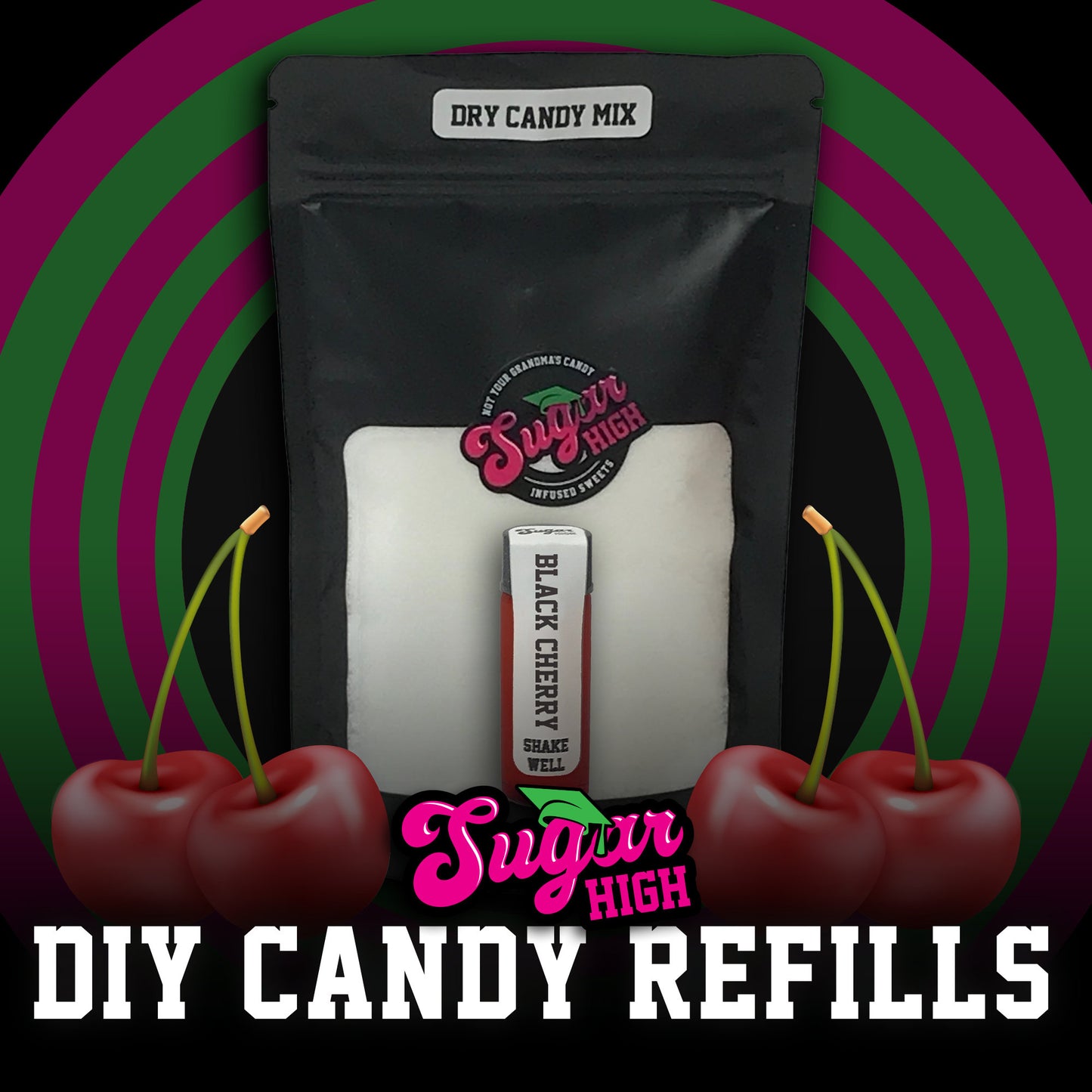 SUGAR HIGH DIY Hard Candy Kit Refills for Adults