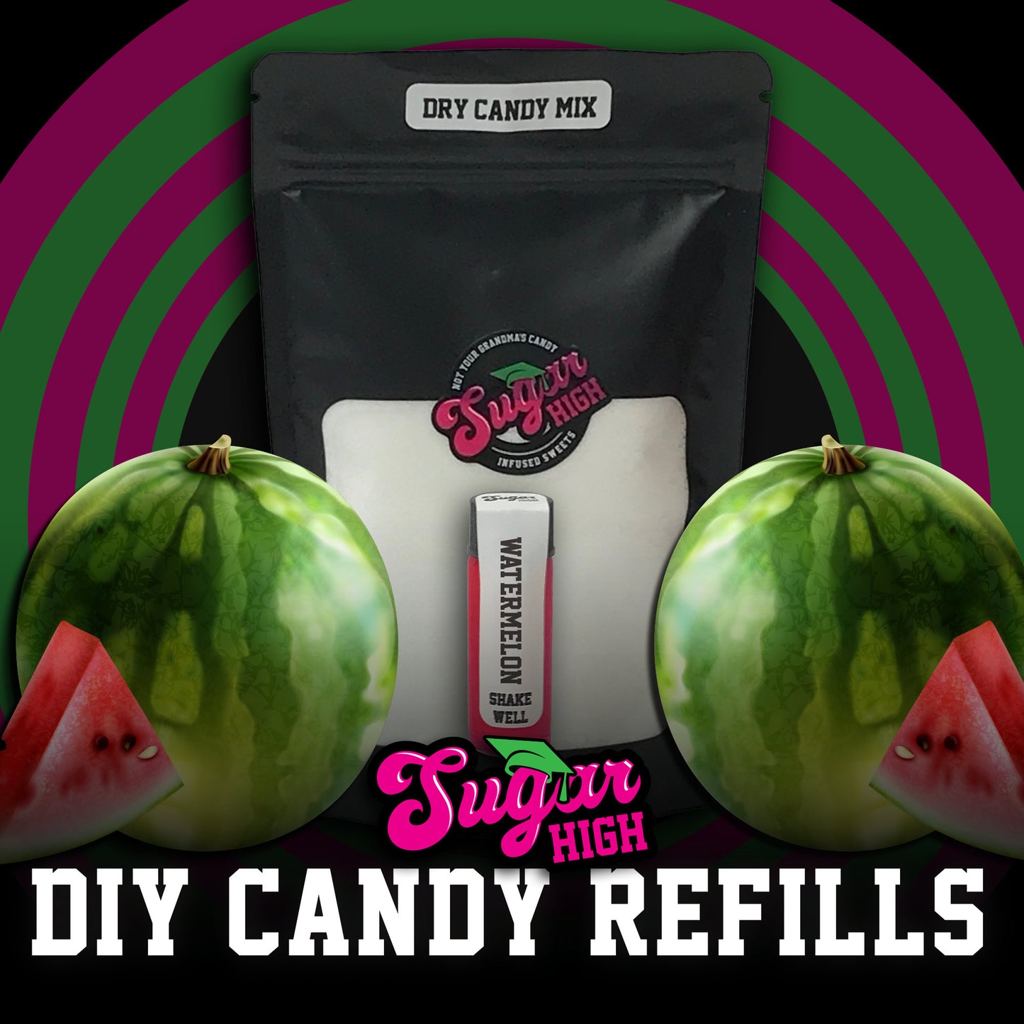 SUGAR HIGH DIY Hard Candy Kit Refills for Adults